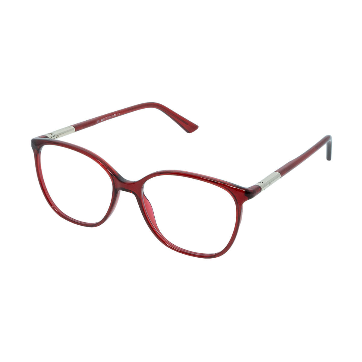 Armação para Óculos de Grau Feminino Hit 1 8002 Vermelho Cristal