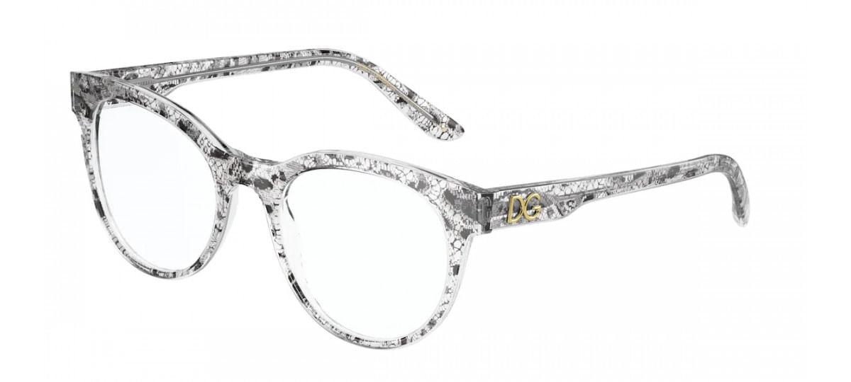Armação de Óculos de Grau Dolce & Gabanna, modelo DG3334, cor 3287, tamanho 52