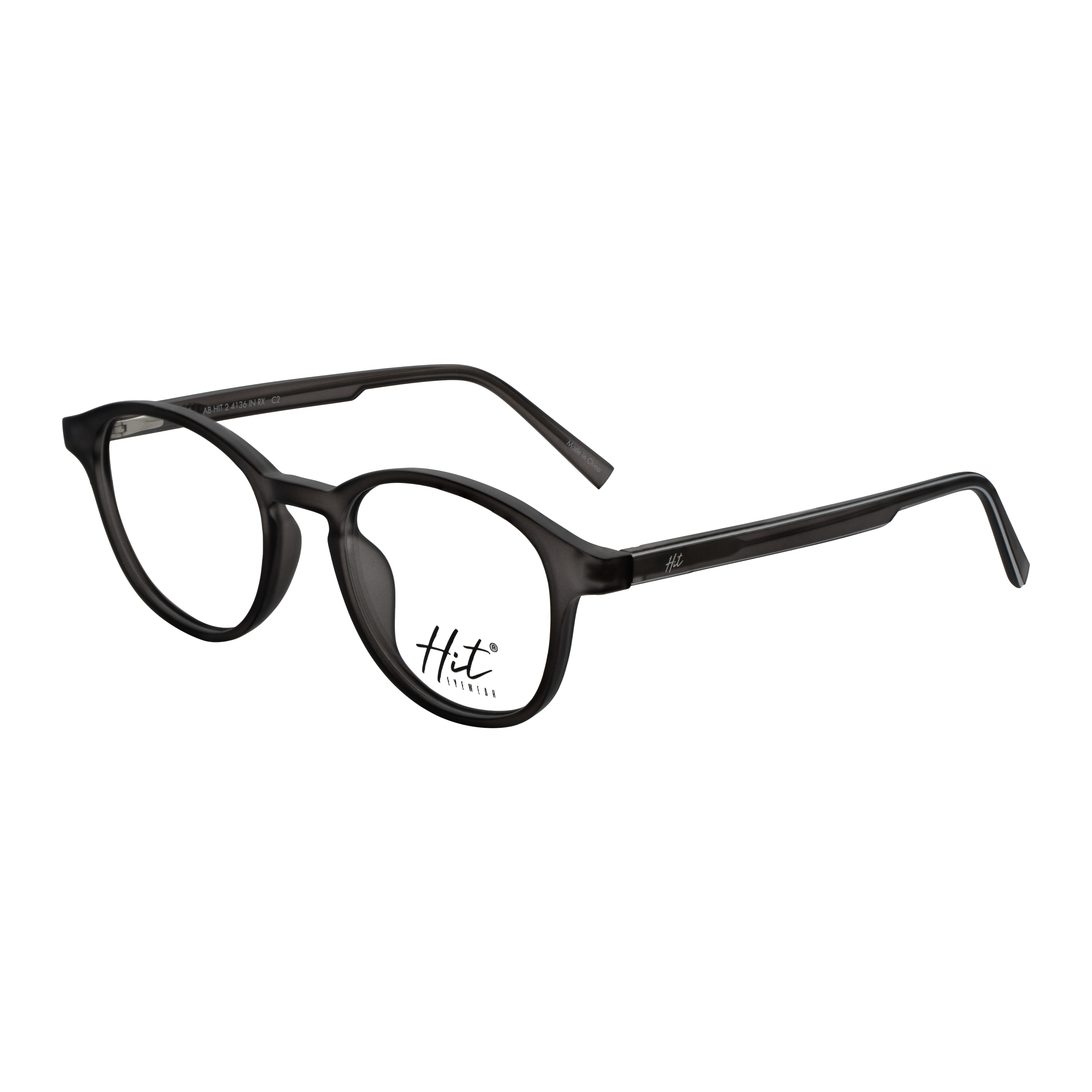 Armação para Óculos de Grau Masculino Hit 2 4136 Cinza Cristal Fosco Armação para Óculos de Grau Masculino Hit 2 4136 Cin