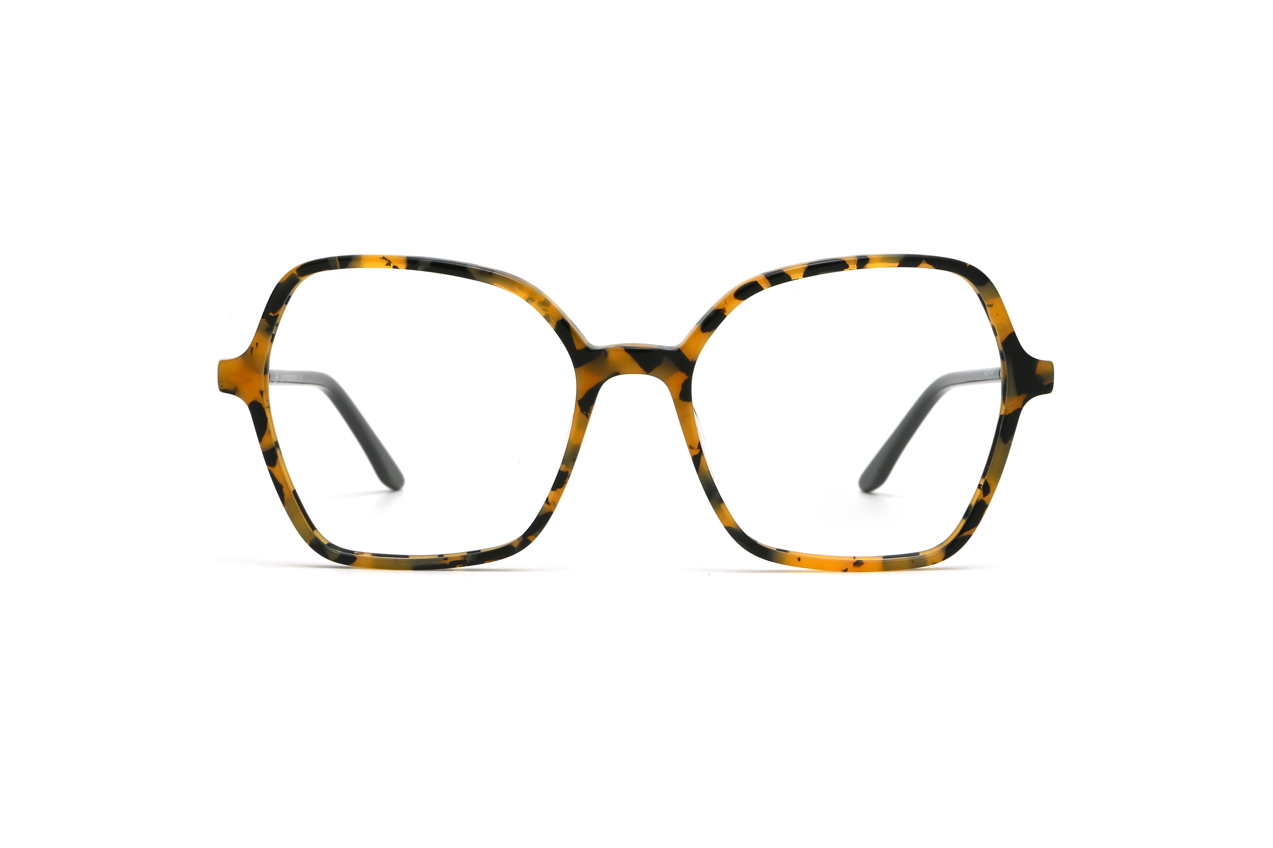 Armação para Óculos de Grau Feminino Dii Collection 1 9003 Demi Marrom com Preto