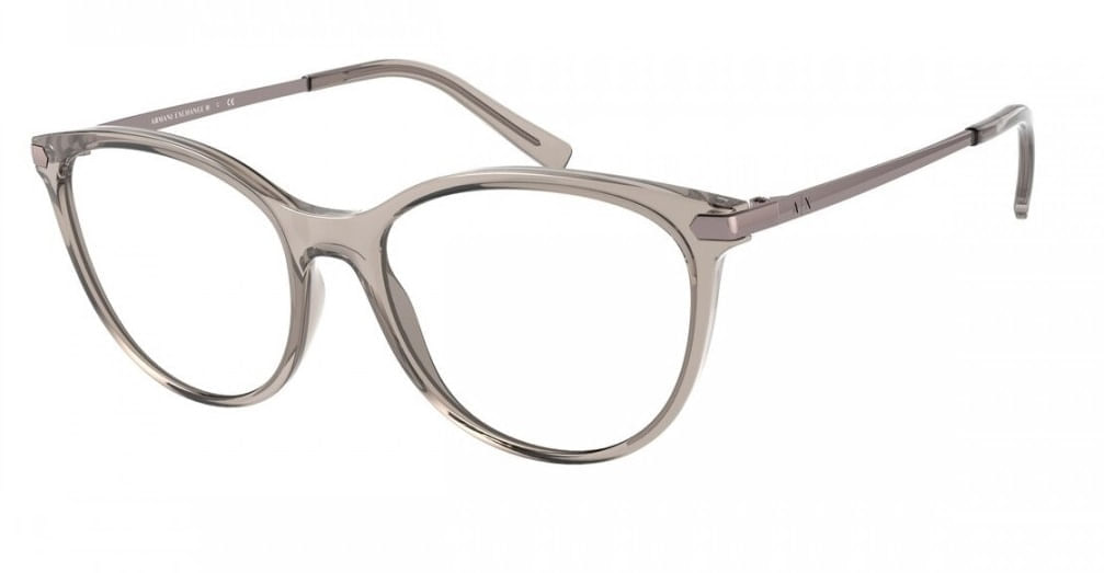 Armação de Óculos de Grau Armani Exchange, modelo AX3078, cor 8240, tamanho 53