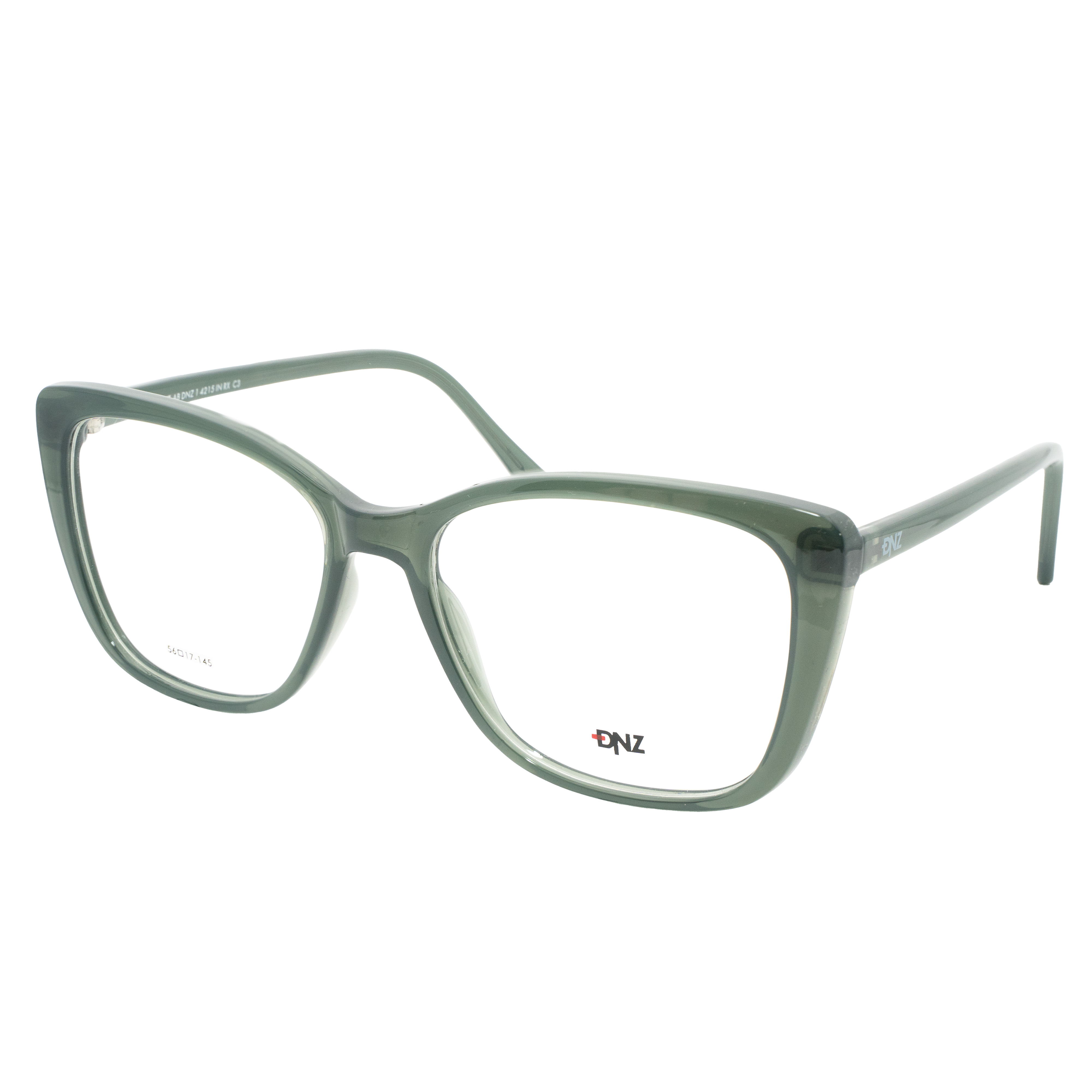 Armação para Óculos de Grau Feminino DNZ 1 4215 Verde Cristal