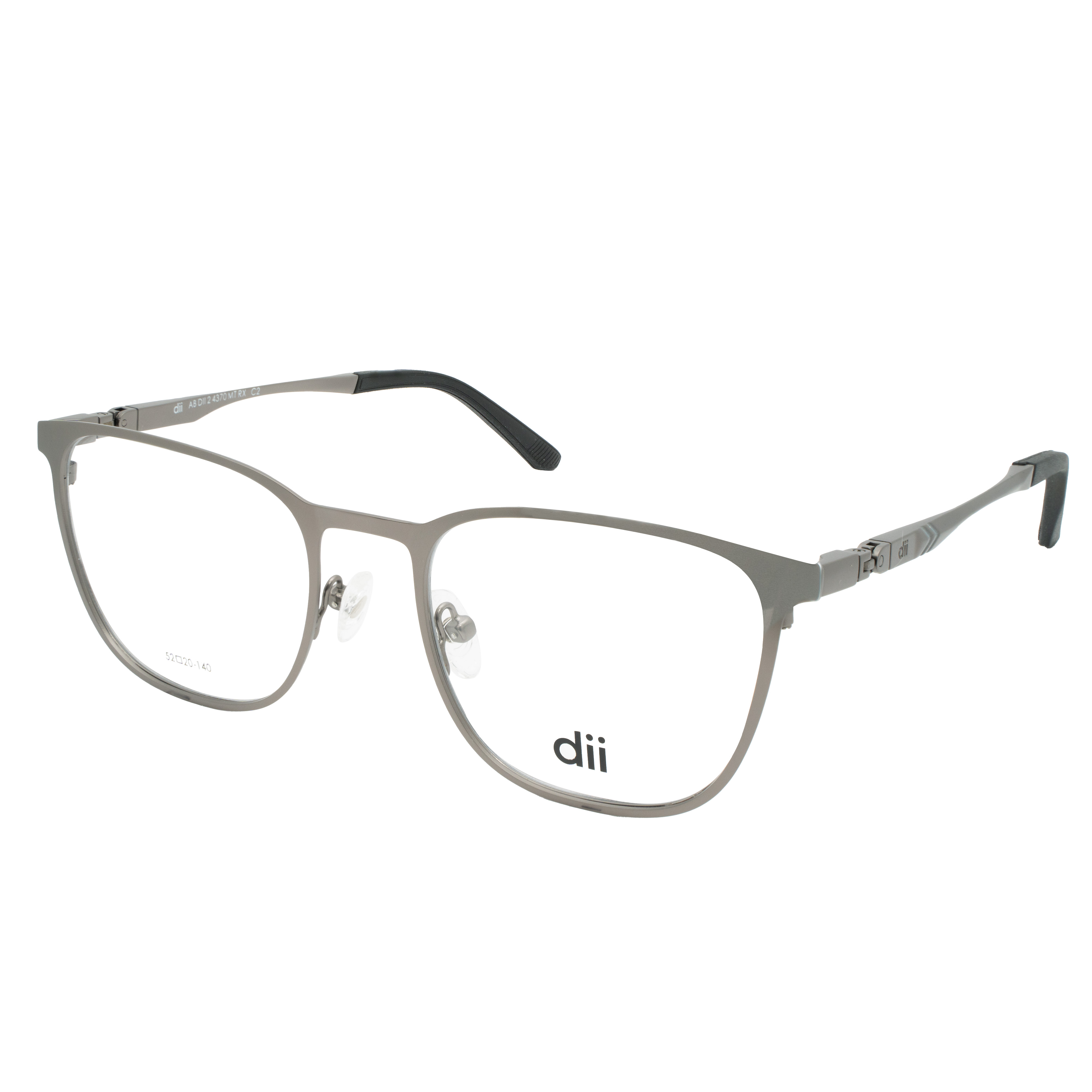 Armação para Óculos de Grau Masculino Dii Collection 2 4370 Prata