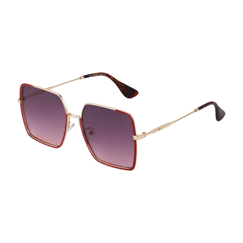 Óculos de Sol Feminino DNZ 1 7030 Vermelho