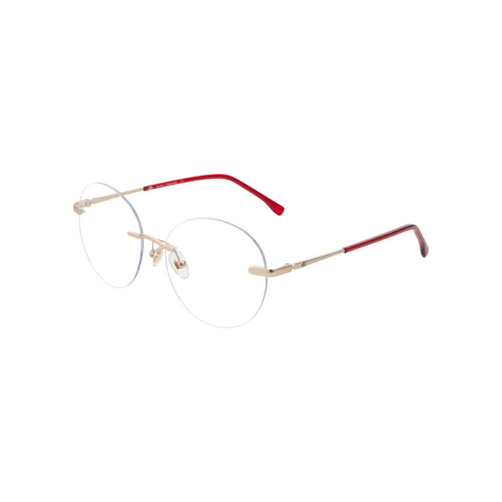 Armação para Óculos de Grau Feminino Dii Collection 1008 Vermelho
