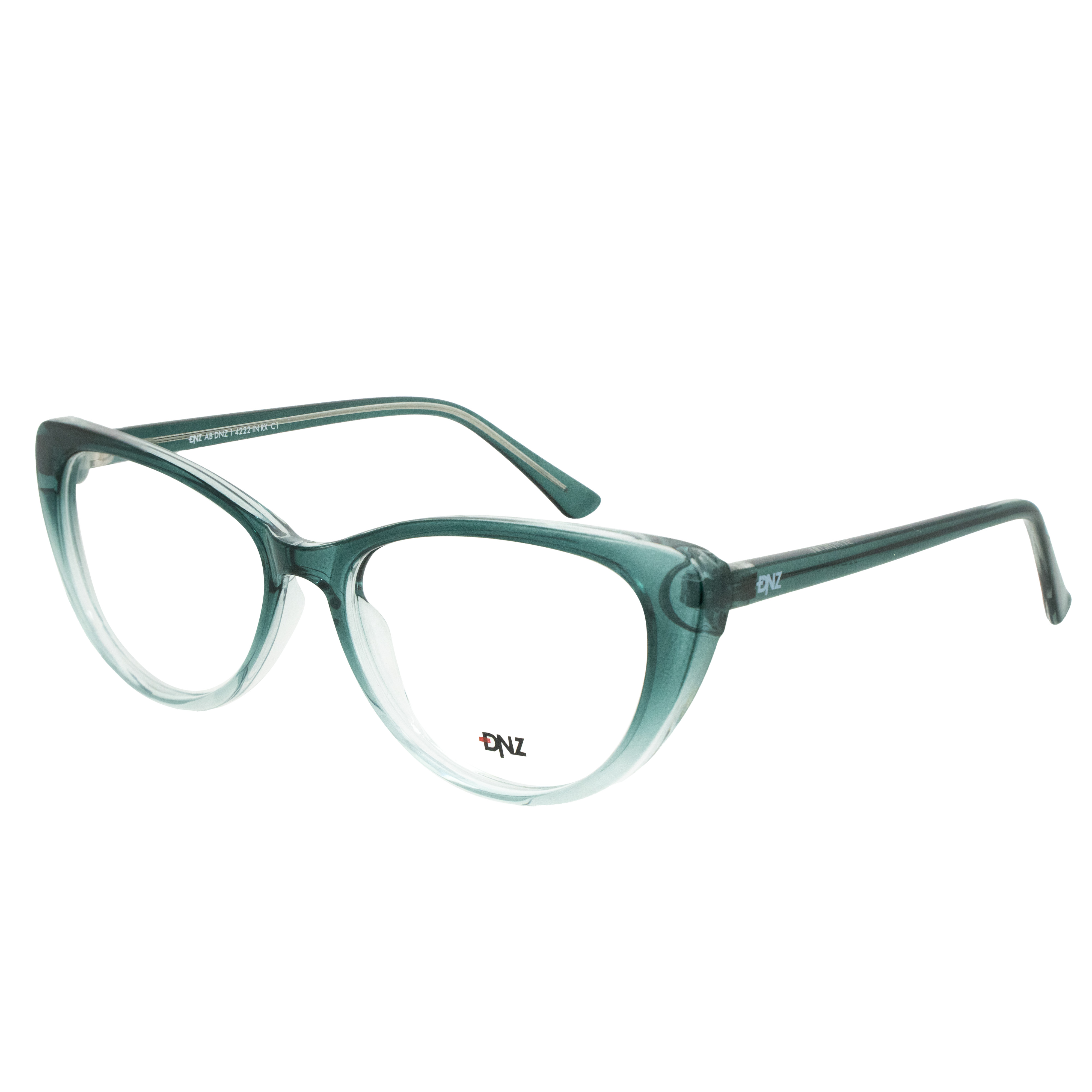 Armação para Óculos de Grau Feminino DNZ 1 4222 Verde Degradê