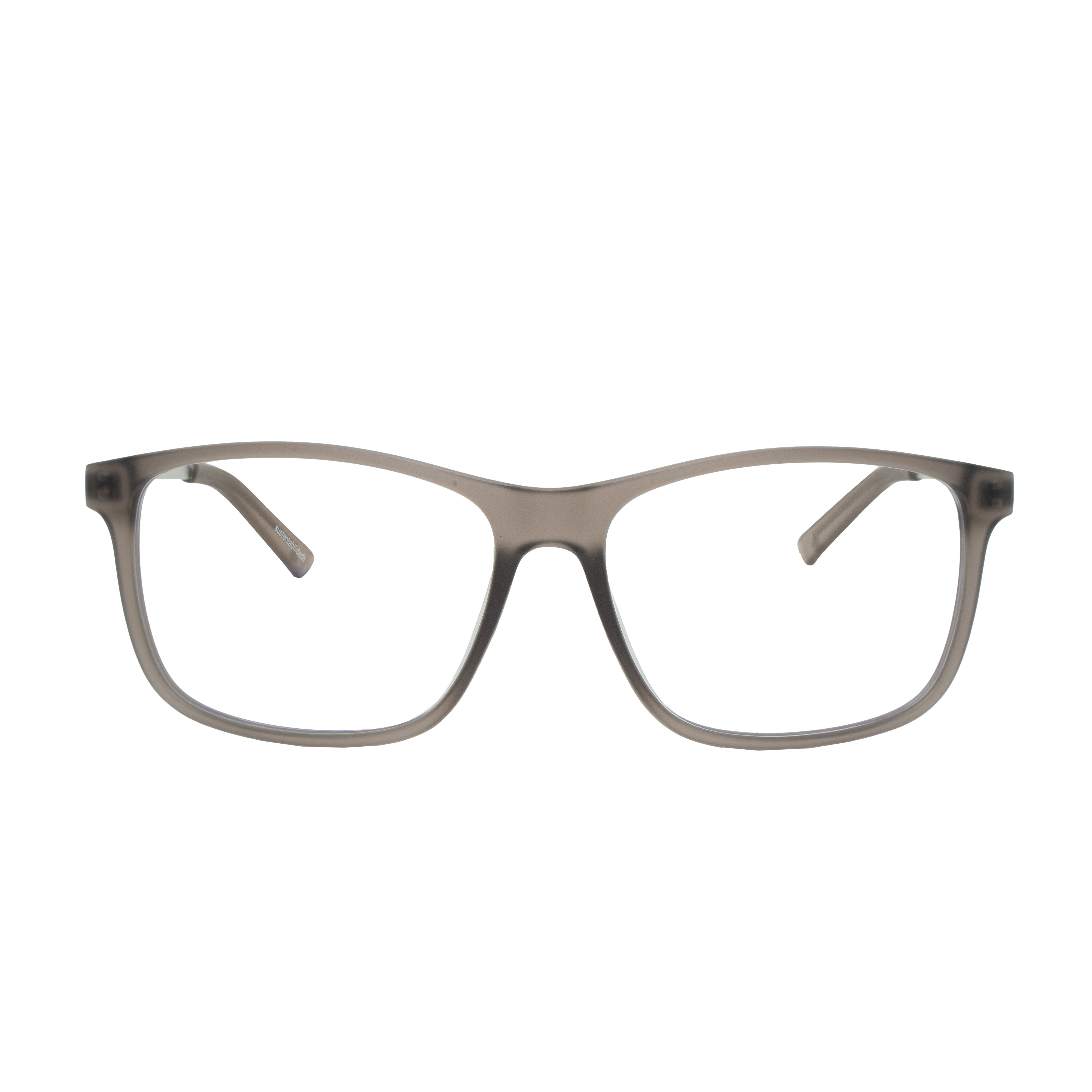 Foto 3 de Armação para Óculos de Grau Masculino Dii Collection 2 9009 ECO Cinza Cristal com Prata Armação para Óculos de Grau Masculino Dii Collection 2 9009 ECO Cin