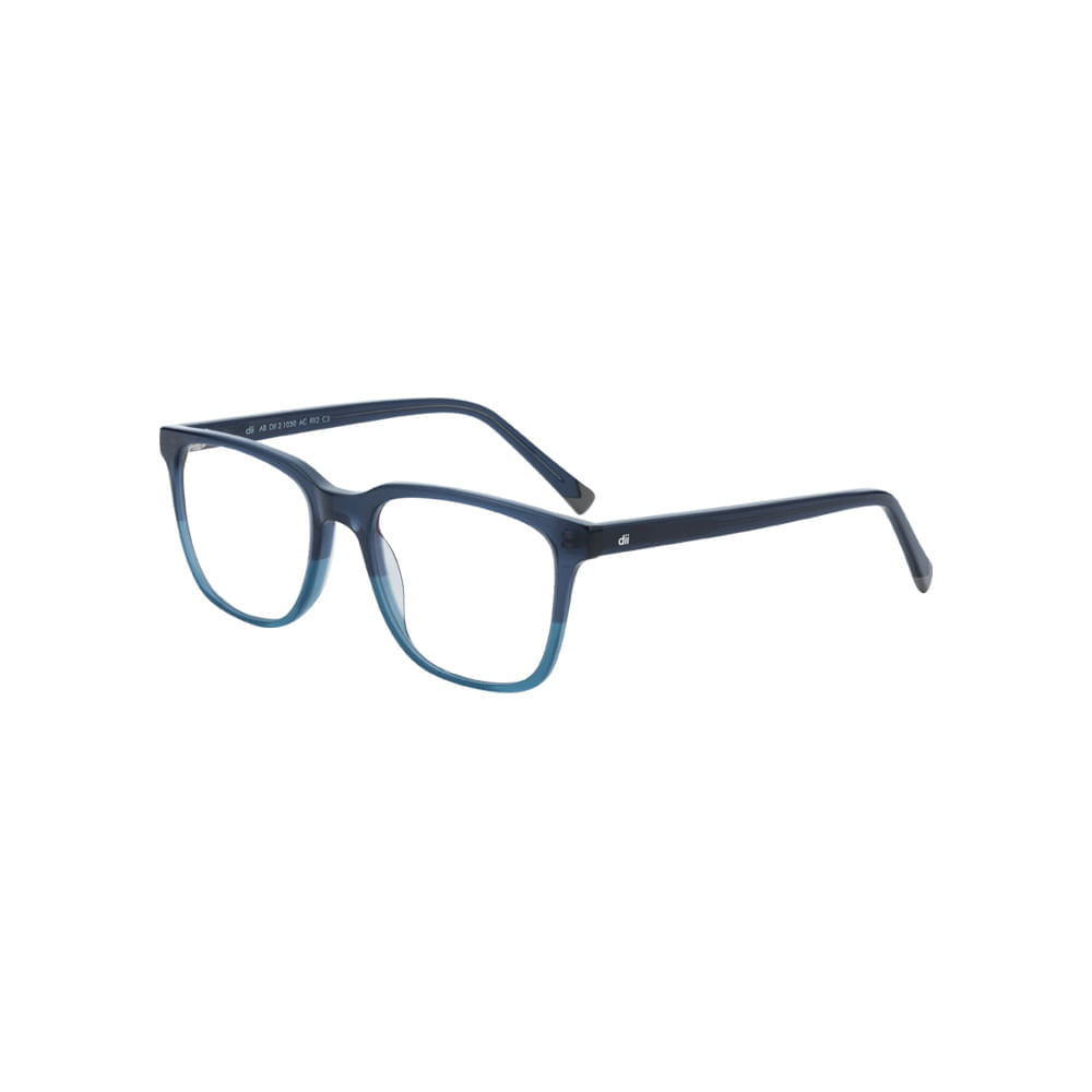 Armação para Óculos de Grau Masculino Dii Collection 1050 Azul Armação para Óculos de Grau Masculino Dii Collection 1050 A