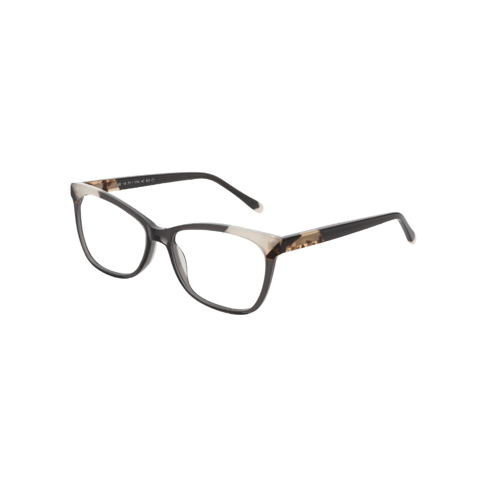 Armação para Óculos de Grau Feminino Dii Collection 1056 Demi com Chumbo