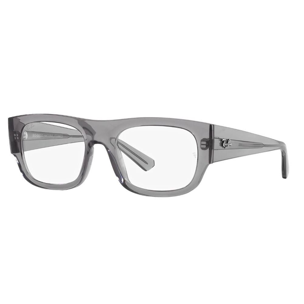 Armação de Óculos de Grau Unissex Ray Ban RX7218 Cinza Armação de Óculos de Grau Unissex Ray Ban RX7218 Cin