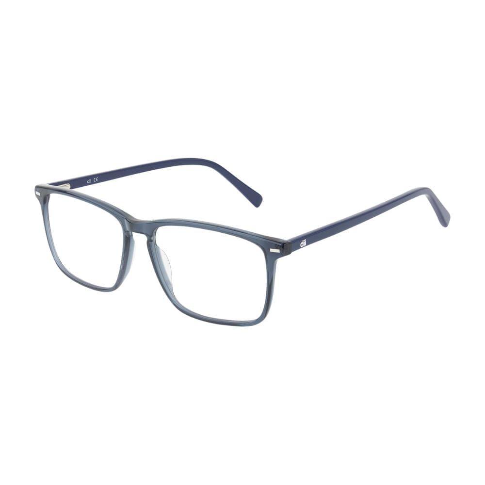 Armação para Óculos de Grau Masculino Dii Collection 5504 Azul Armação para Óculos de Grau Masculino Dii Collection 5504 A