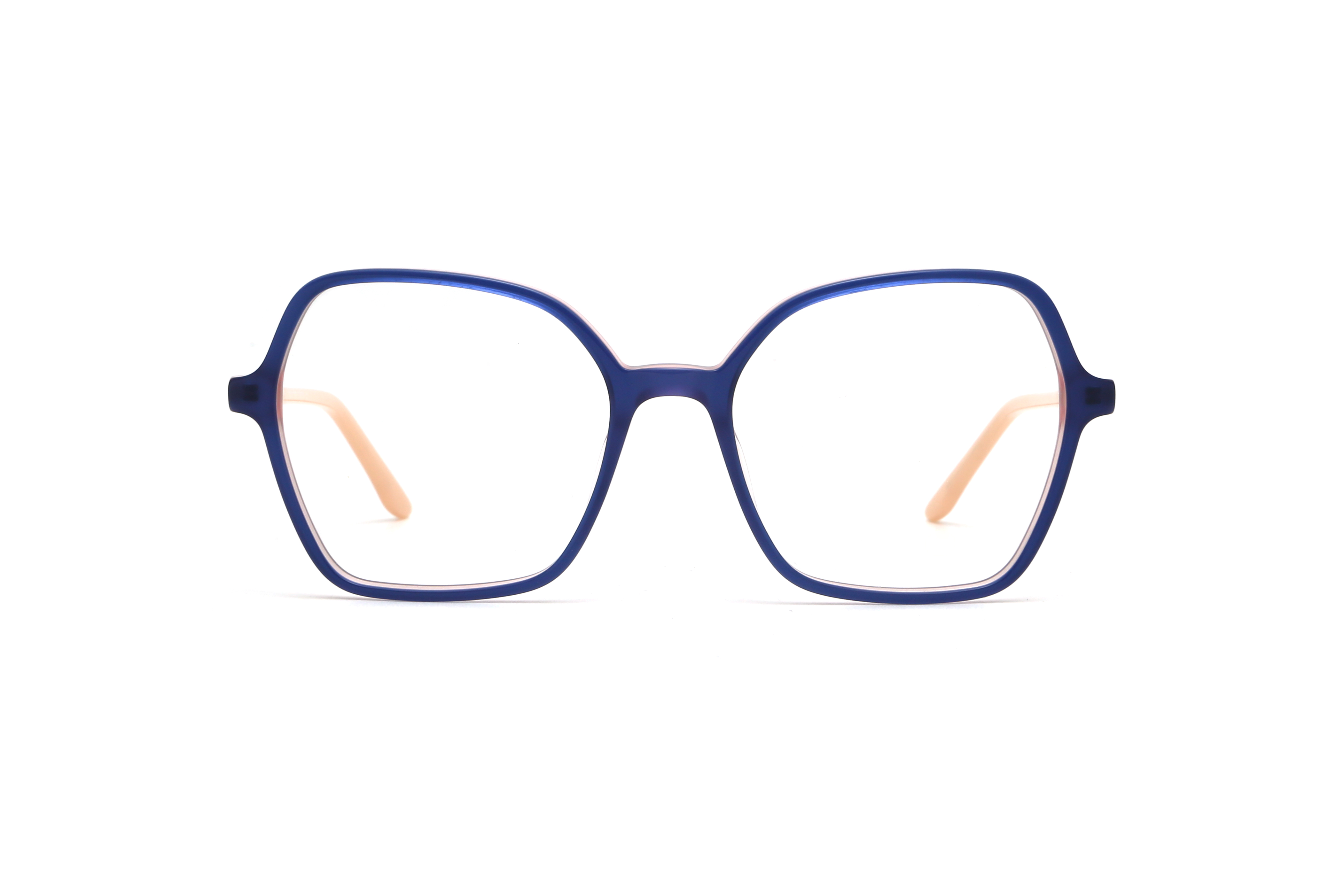 Armação para Óculos de Grau Feminino Dii Collection 1 9003 Azul com Rosa Armação para Óculos de Grau Feminino Dii Collection 1 9003 A