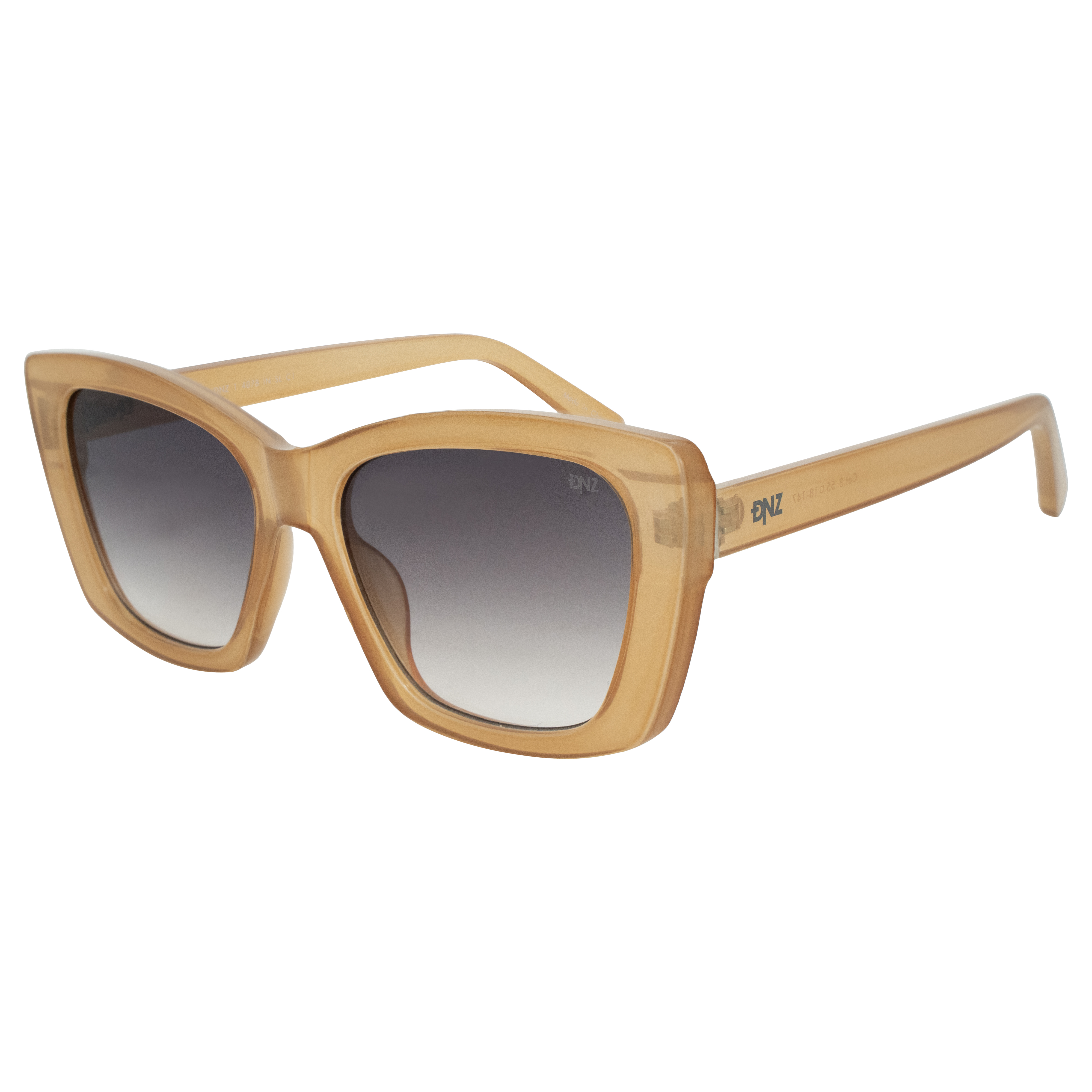 Óculos de Sol Feminino DNZ 1 4078 Mostarda