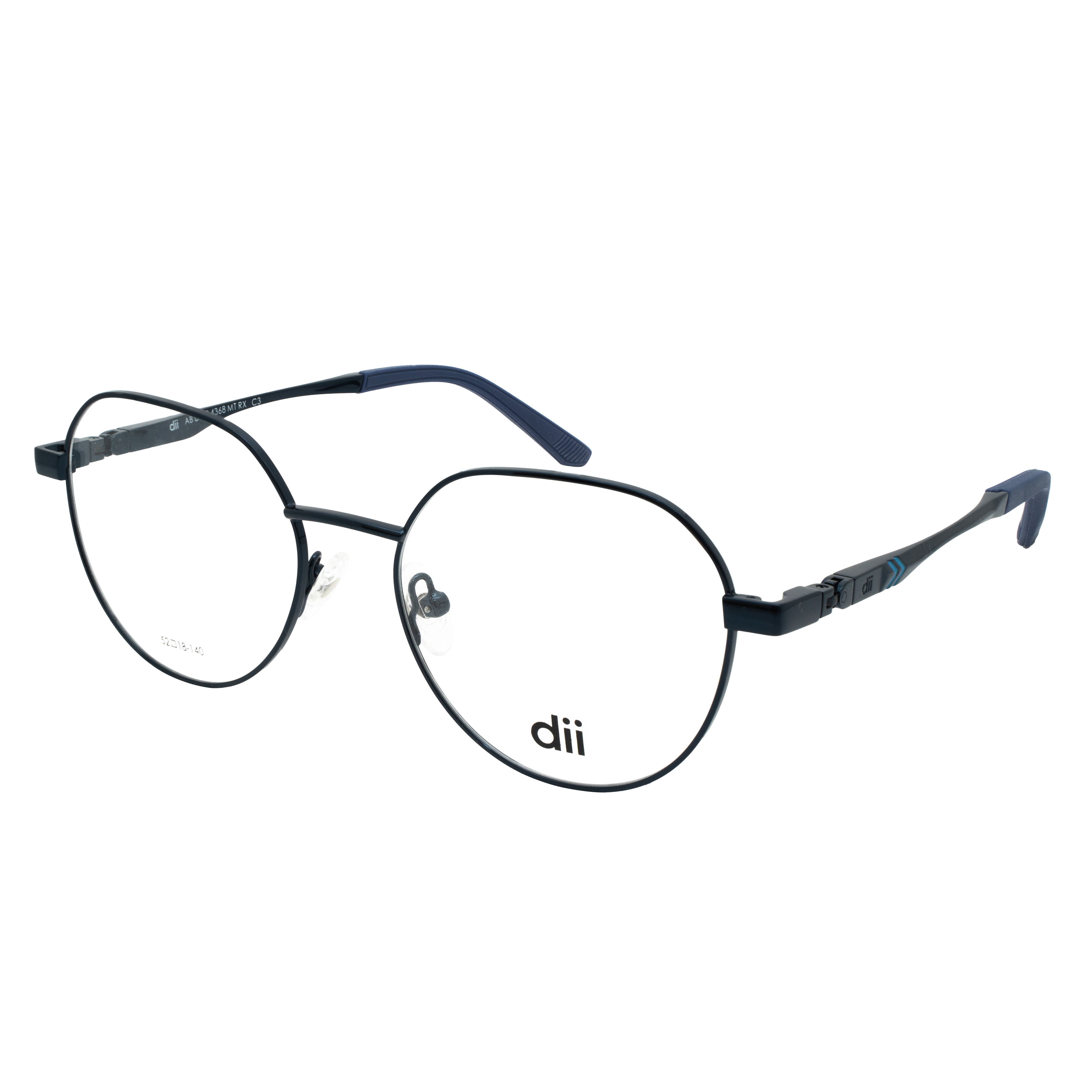 Armação para Óculos de Grau Masculino Dii Collection 2 4368 Azul Armação para Óculos de Grau Masculino Dii Collection 2 4368 A