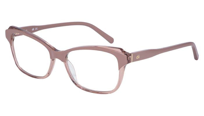 Armação para Óculos de Grau Feminino Dii Collection DII1923L Rosa Pastel