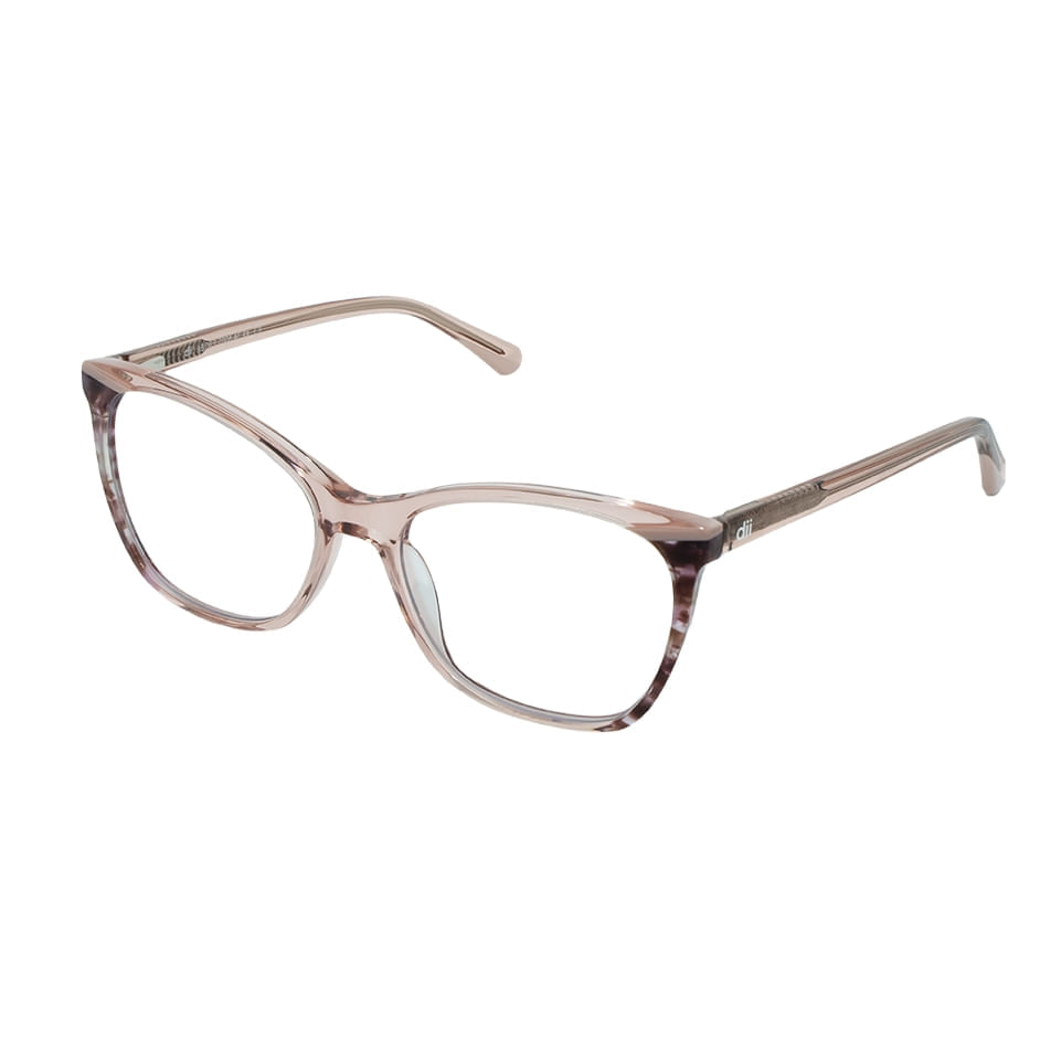 Armação para Óculos de Grau Feminino Dii Collection 1 7006 Rosa Cristal