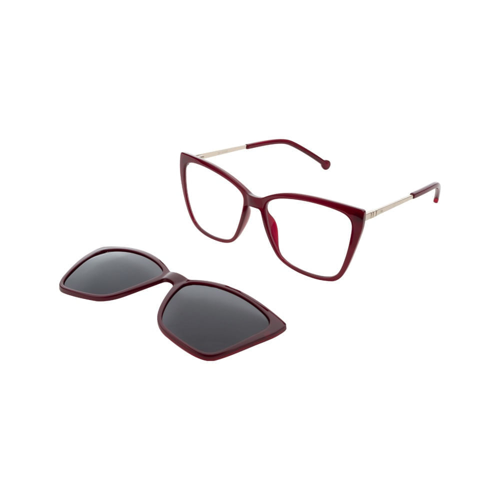Armação para Óculos de Grau Feminino Hit 1 2034 Vermelho