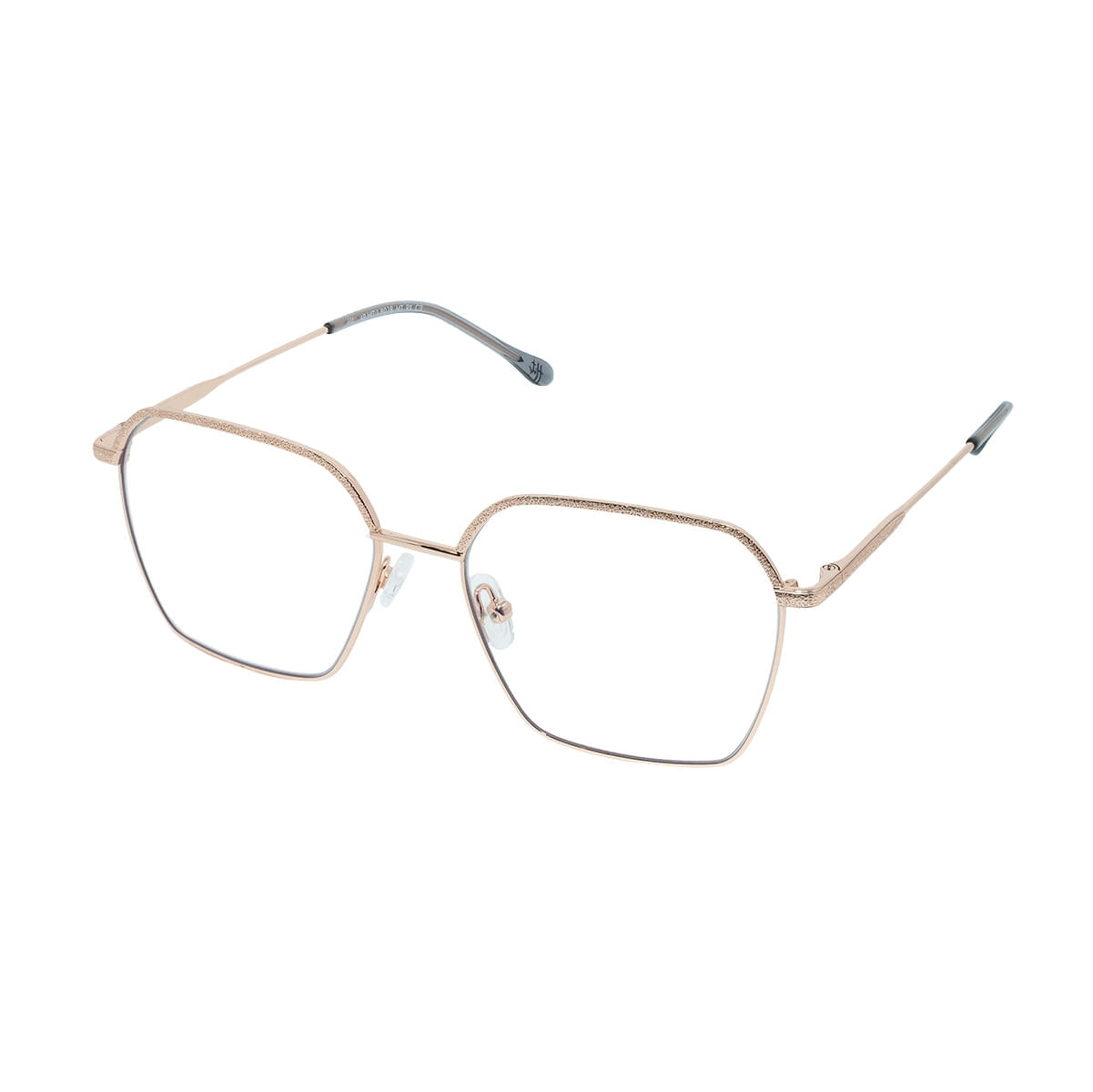 Armação para Óculos de Grau Feminino Hit 1 8018 Rose Gold