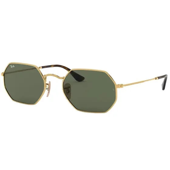 Óculos de Sol Ray-Ban, modelo RB3556N, cor Dourado, tamanho 53
