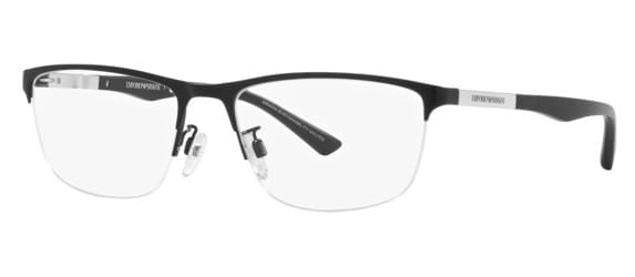 Armação de Óculos de Grau Masculino Emporio Armani EA1142 Preto Fosco