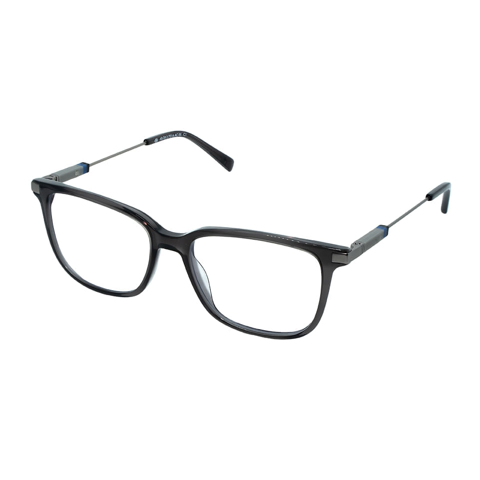 Armação para Óculos de Grau Masculino Dii Collection 2 7016 Cinza Cristal Armação para Óculos de Grau Masculino Dii Collection 2 7016 Cin
