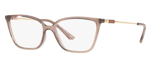 Armação de Óculos de Grau Feminina Jean Monnier J83235 Marrom Transparente