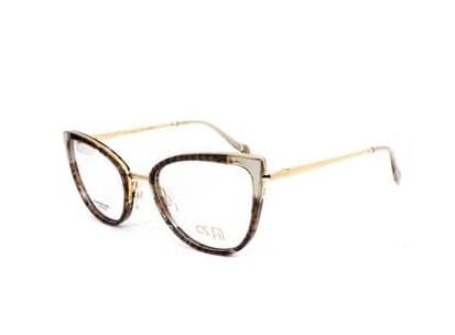 Armação de Óculos de Grau Feminina Hickmann HI60014 Gatinho Marrom