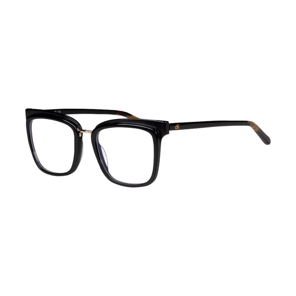 Armação para Óculos de Grau Feminino Dii Collection DII1936L Preto