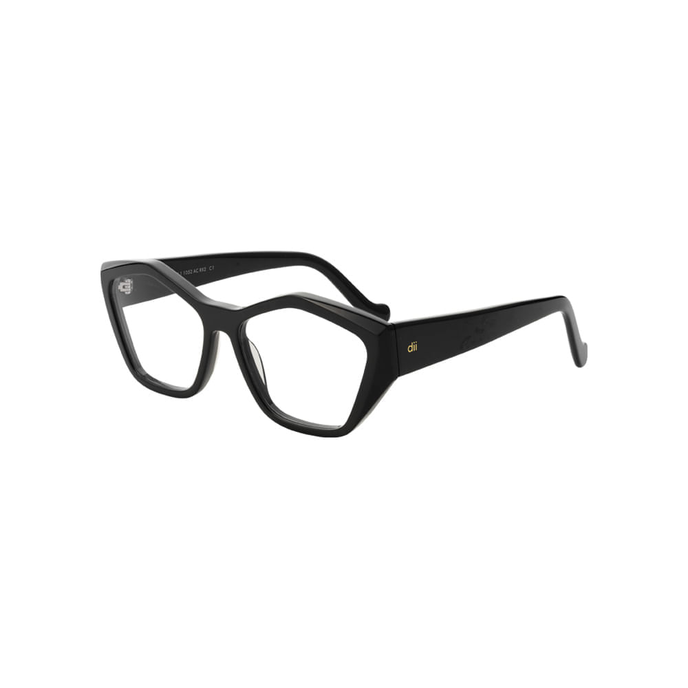 Armação para Óculos de Grau Feminino Dii Collection 1052 Preto