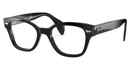 Armação de Óculos de Grau Ray Ban, modelo RX0880, cor Preto, tamanho 52