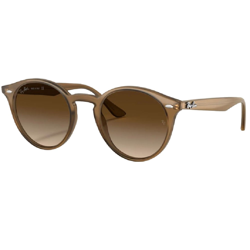 Óculos de sol Unissex Ray-Ban Redondo RB2180 Cor Marrom Claro