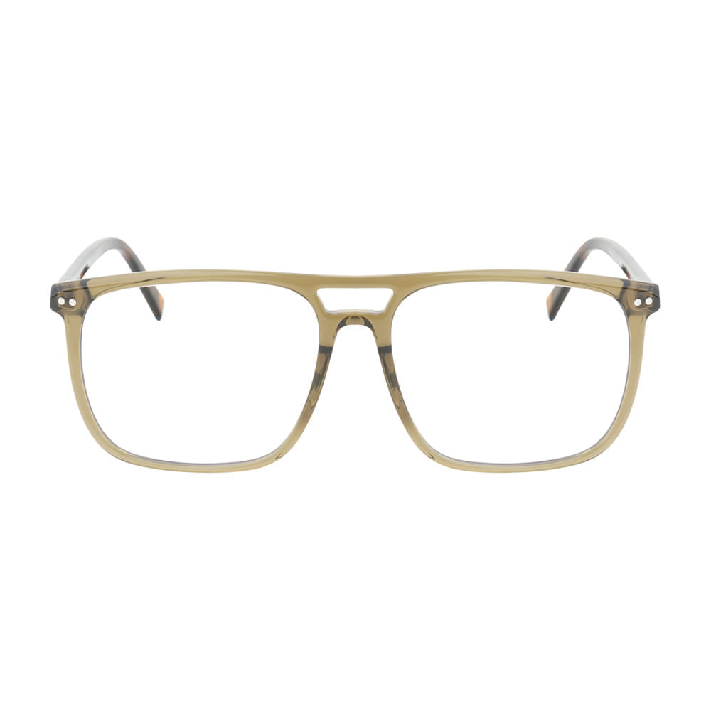 Armação para Óculos de Grau Masculino Dii Collection 5506 Cinza com Demi Marrom Armação para Óculos de Grau Masculino Dii Collection 5506 Cin