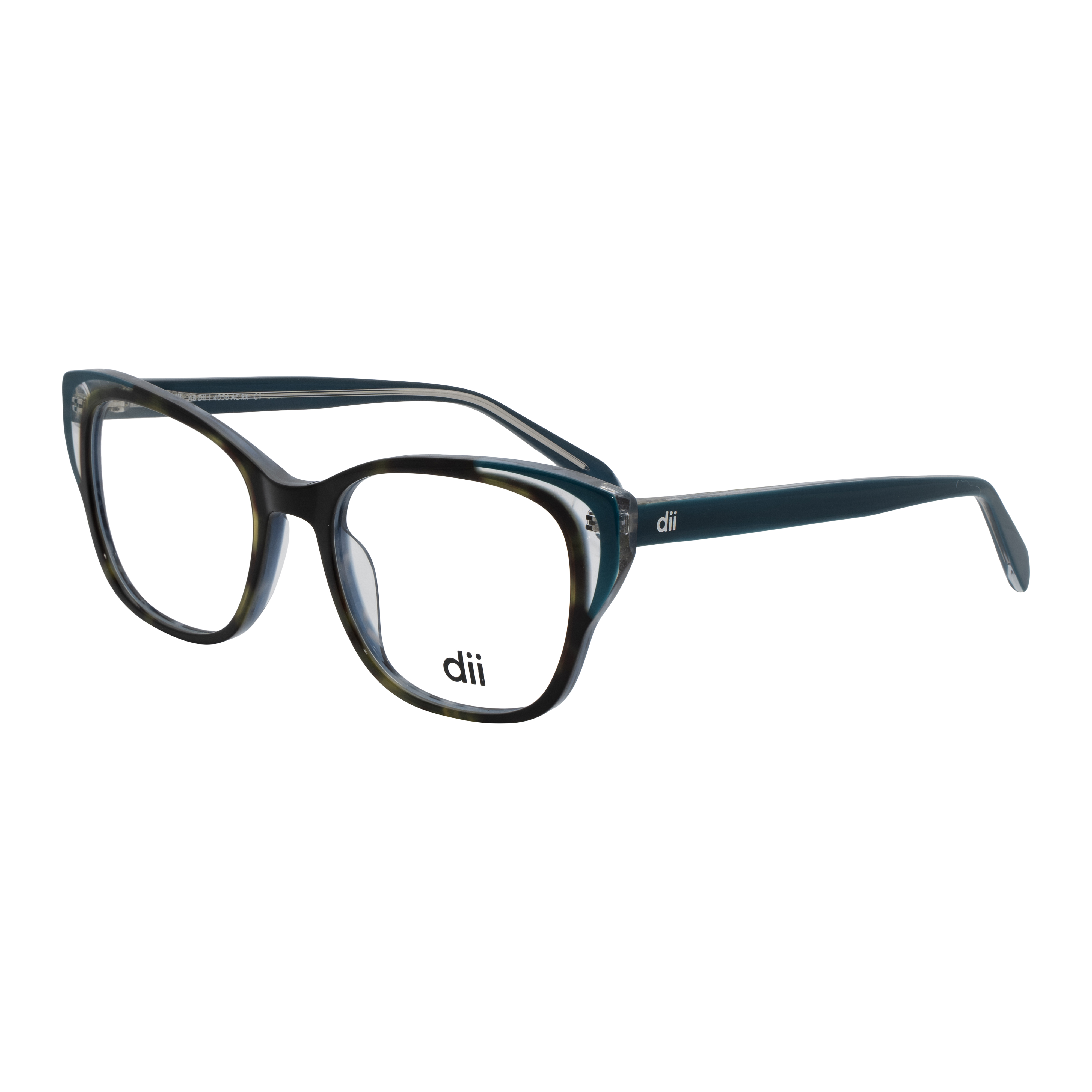 Armação para Óculos de Grau Feminino Dii Collection 4056 Demi Azul com Azul Marinho Armação para Óculos de Grau Feminino Dii Collection 4056 Demi A