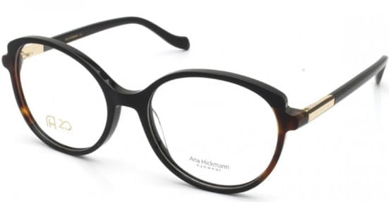 Armação de Óculos de Grau Ana Hickmann, modelo AH60010, cor A01