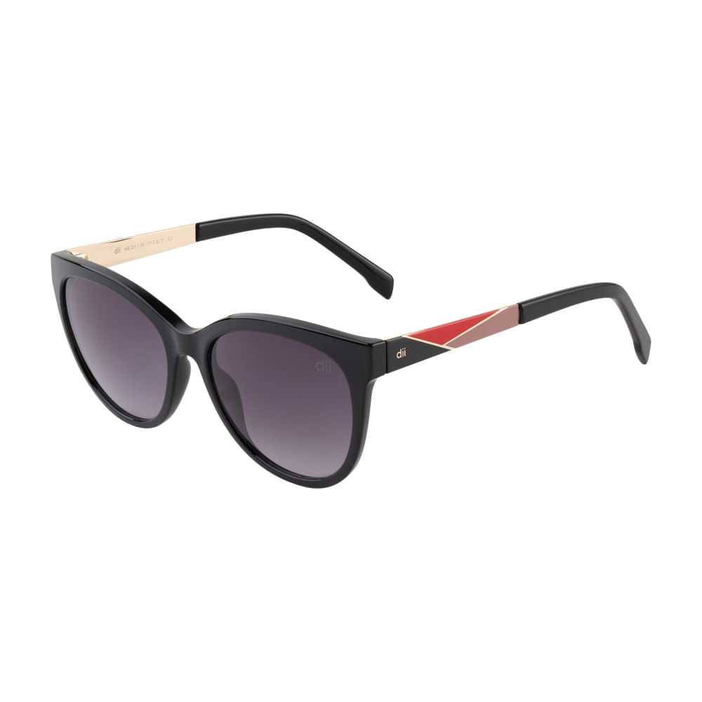 Óculos de Sol Feminino Dii Collection 1 1710 Preto