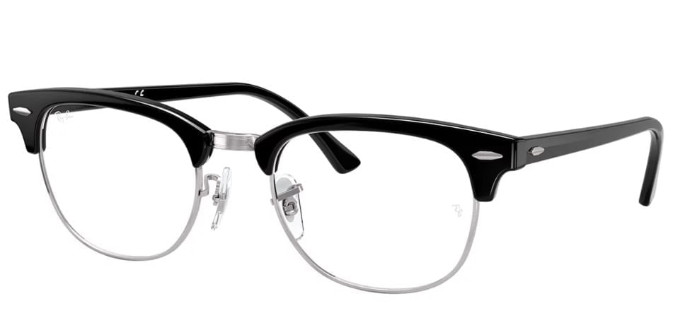 Armação de Óculos de Grau Ray Ban, modelo RX5154, cor Preto, tamanho 51