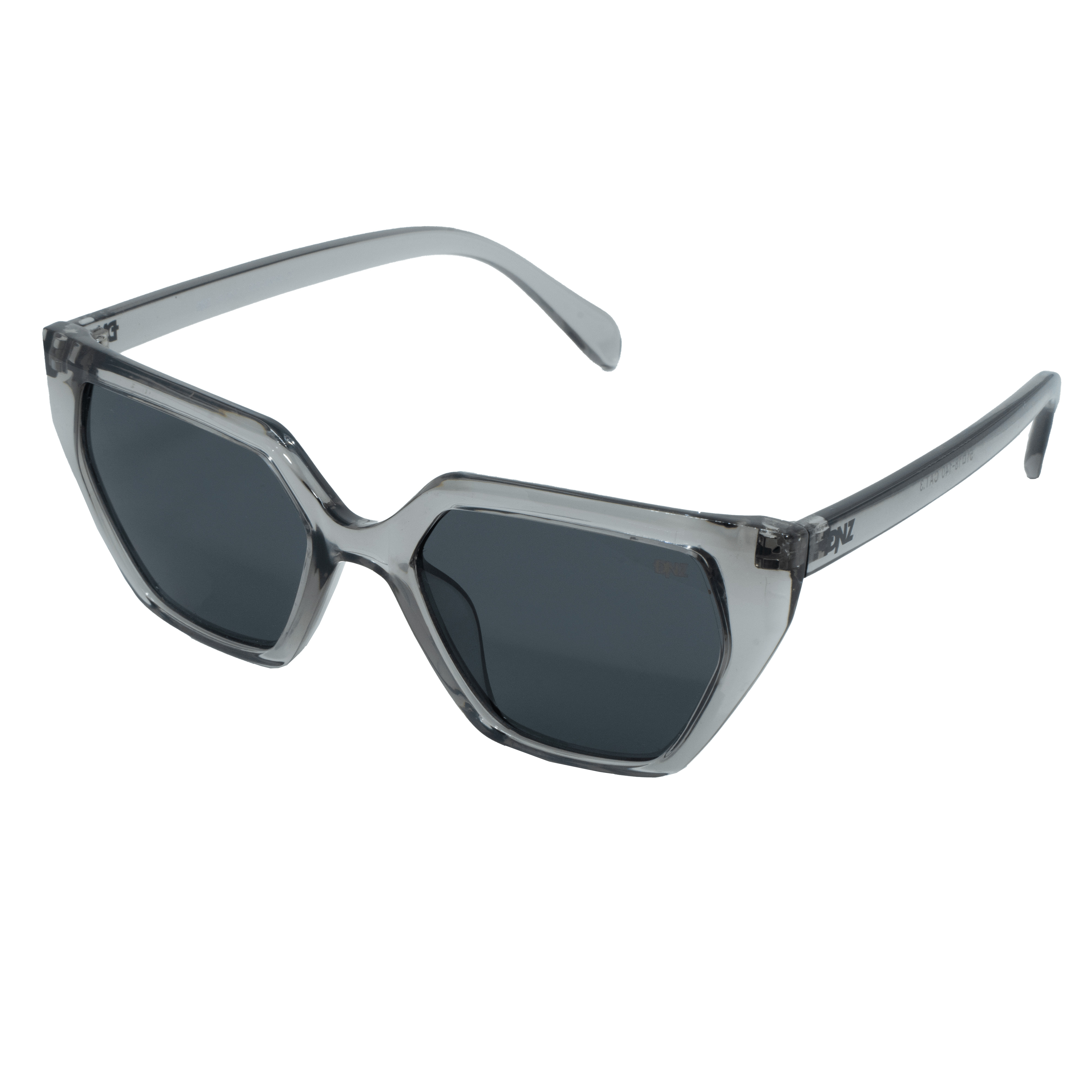 Óculos de Sol Feminino DNZ 1 3025 Cinza Translúcido Óculos de Sol Feminino DNZ 1 3025 Cin