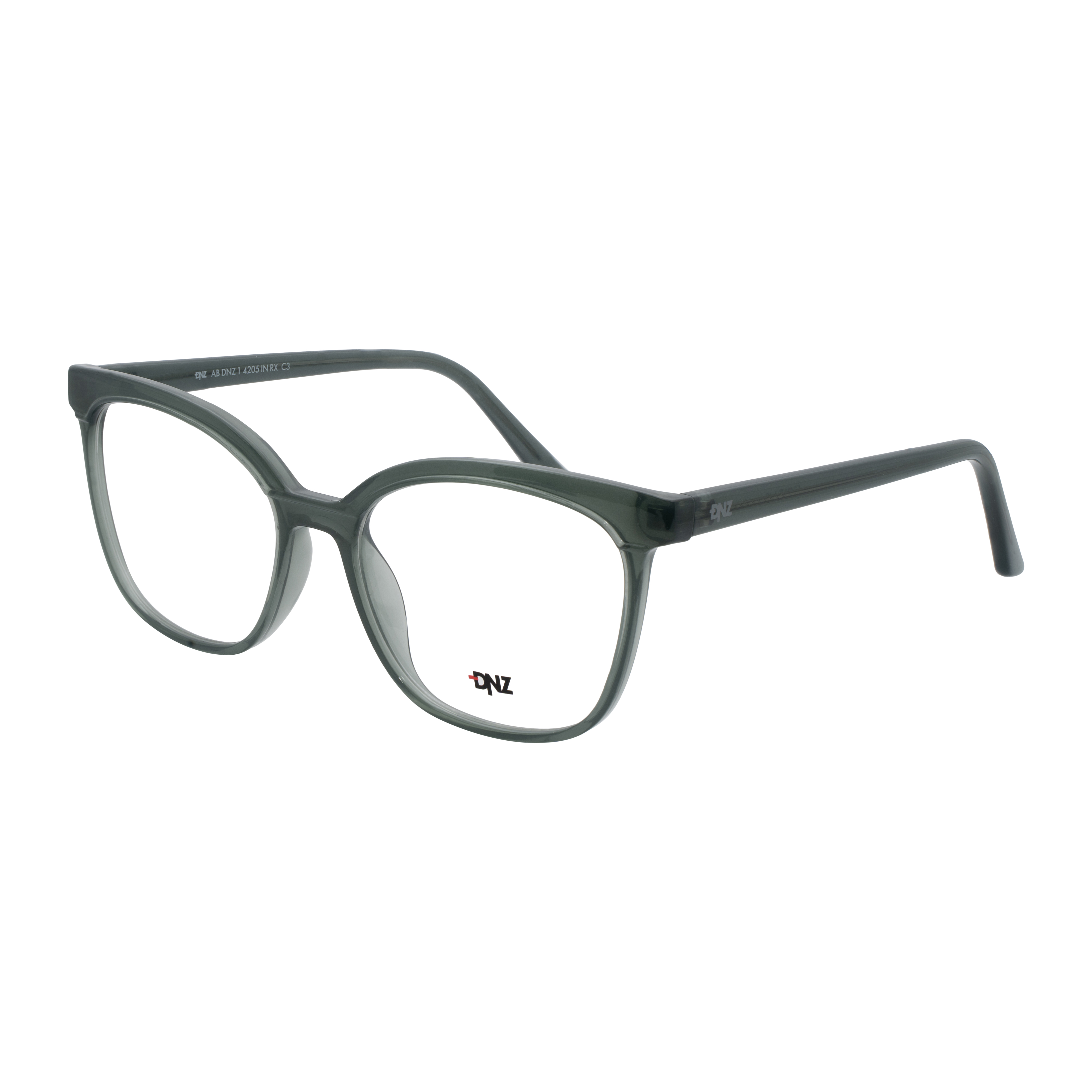 Armação para Óculos de Grau Feminino DNZ 1 4205 Cinza Cristal Armação para Óculos de Grau Feminino DNZ 1 4205 Cin