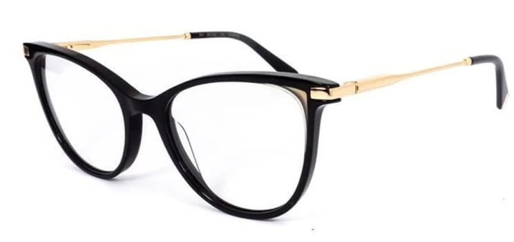 Armação de Óculos de Grau Ana Hickmann, modelo AH60007, cor A01