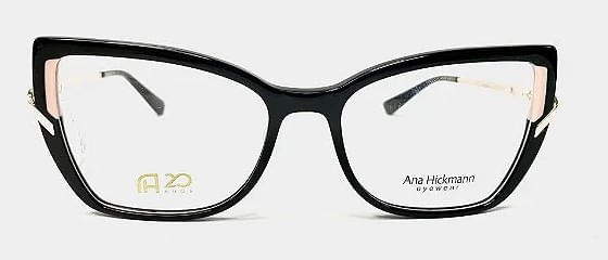 Armação de Óculos de Grau Ana Hickmann, modelo AH60037, cor A01