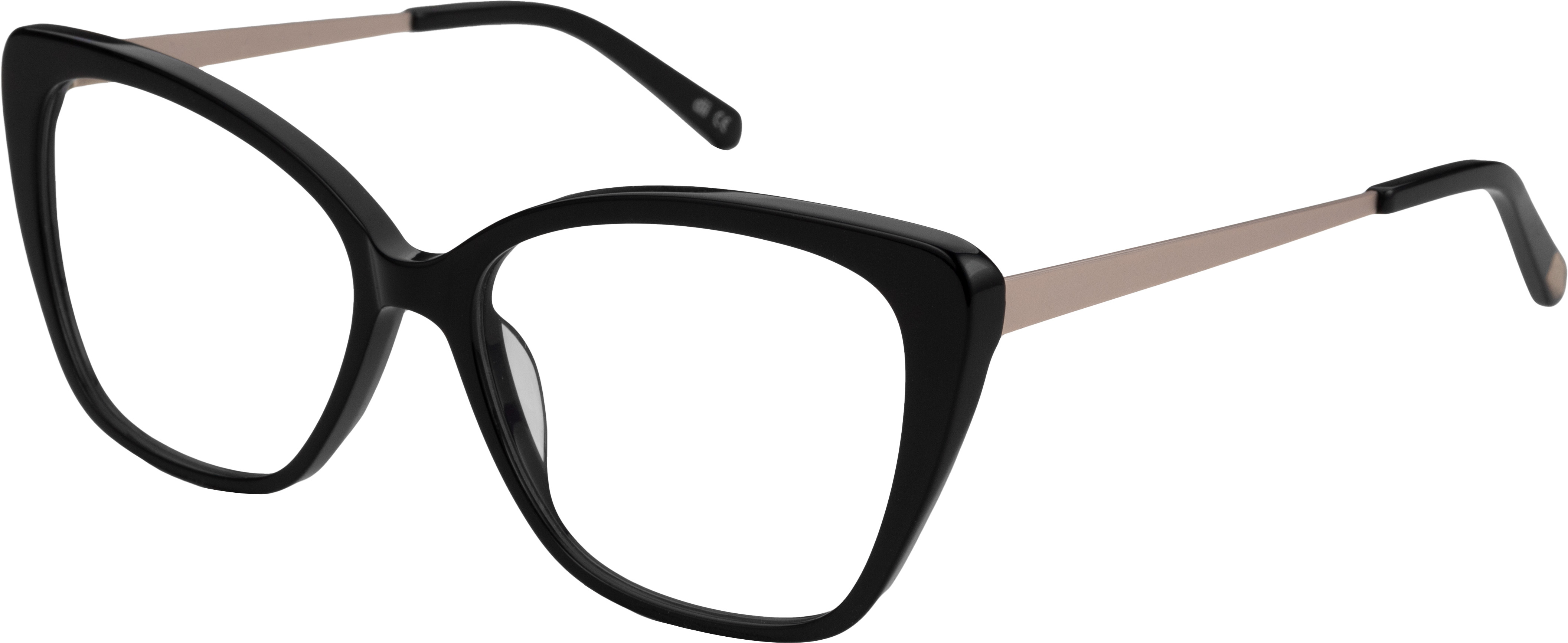 Armação para Óculos de Grau Feminino Dii Collection DII2002L Preto