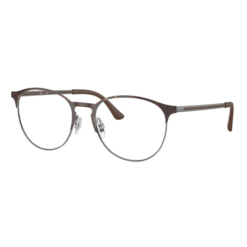 Armação para Óculos de Grau Unissex Ray-Ban RX6375 Tartaruga e Cinza