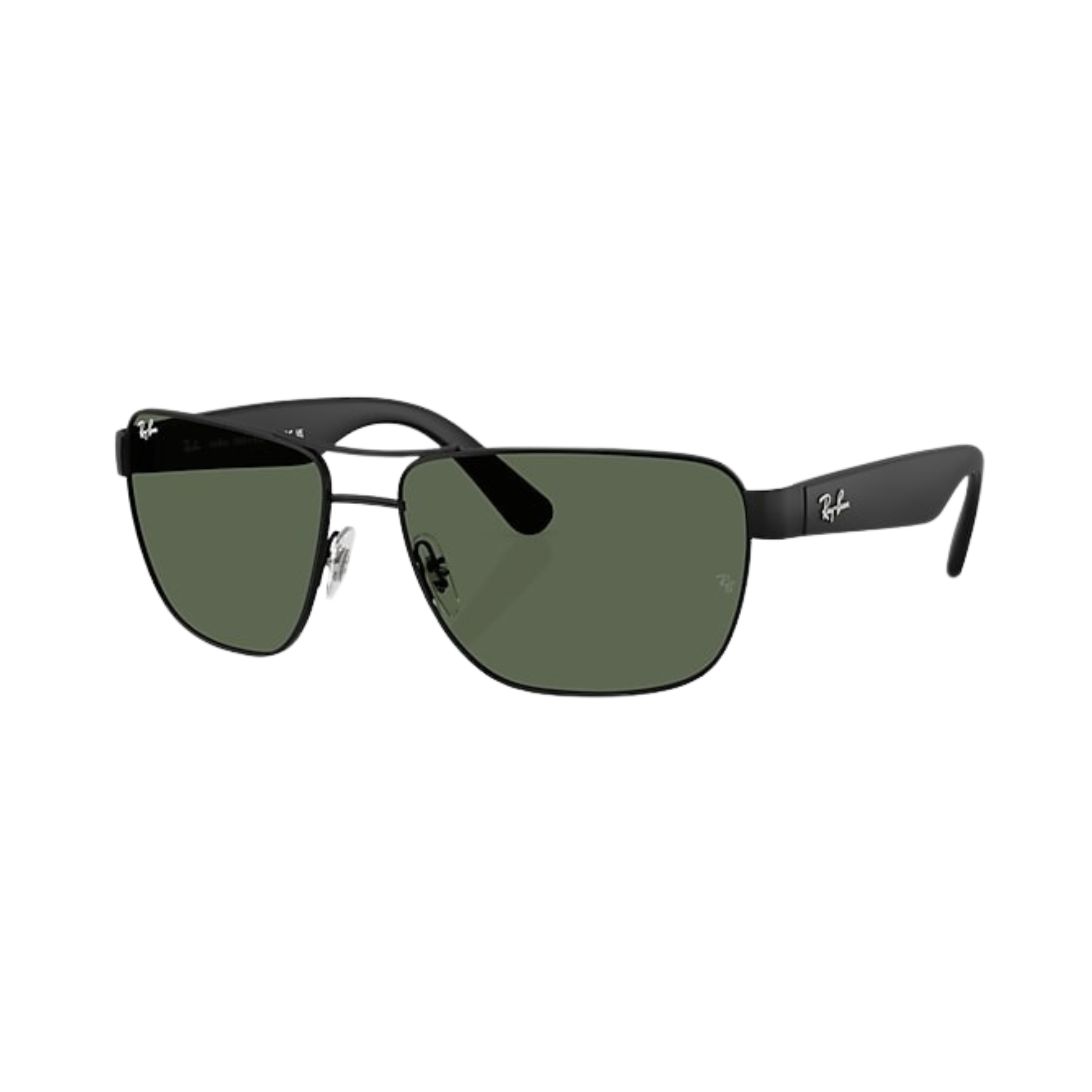 Óculos de Sol Masculino Retangular Ray-Ban RB3745L Preto