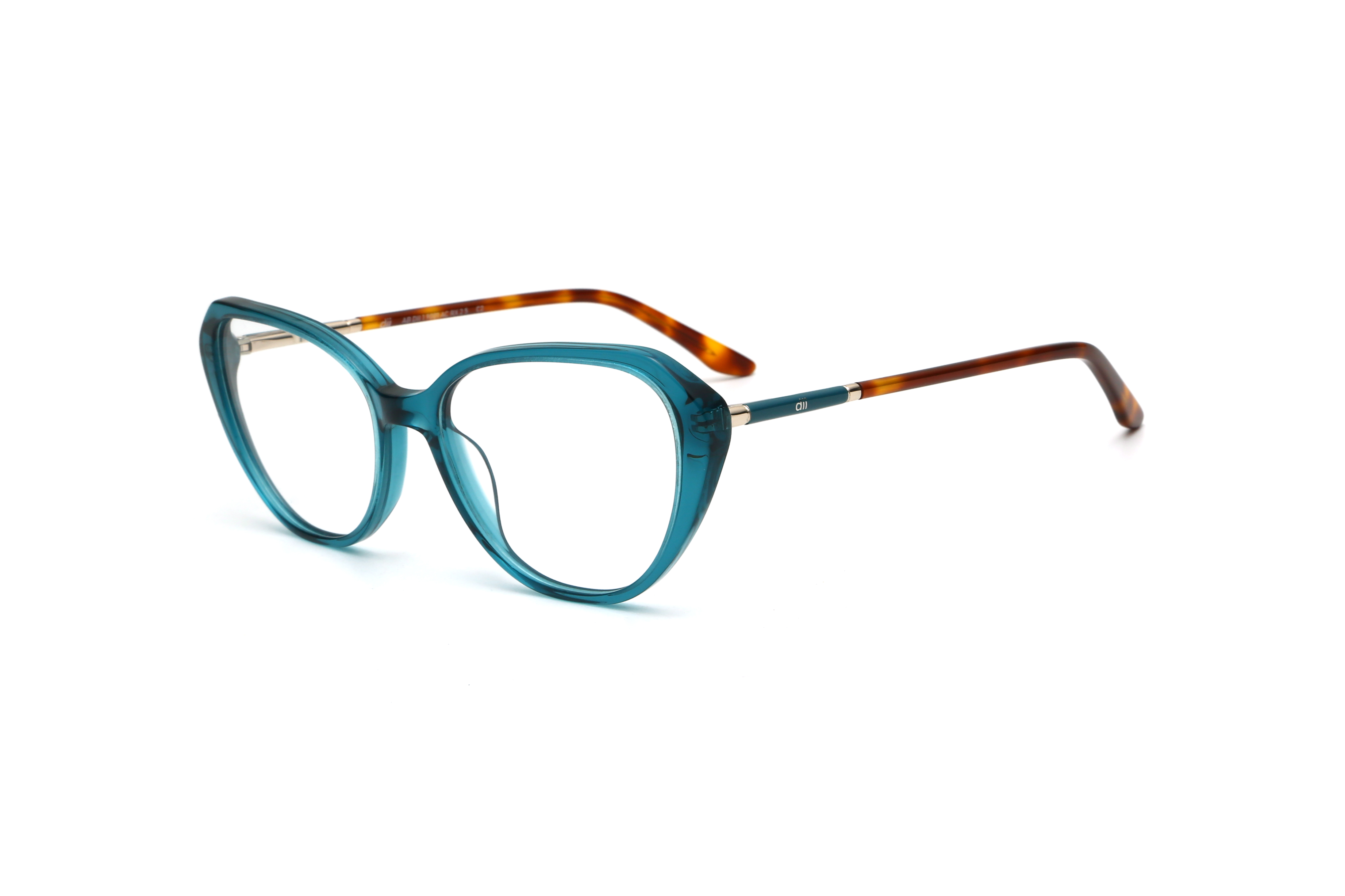 Armação para Óculos de Grau Feminino Dii Collection 1 9001 Azul Translúcido Armação para Óculos de Grau Feminino Dii Collection 1 9001 A