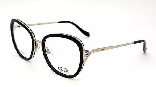Armação de Óculos de Grau Ana Hickmann, Modelo AH60045, cor A01