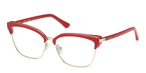 Armação de Óculos de Grau Guess, modelo GU2945, cor Vermelho, tamanho 54