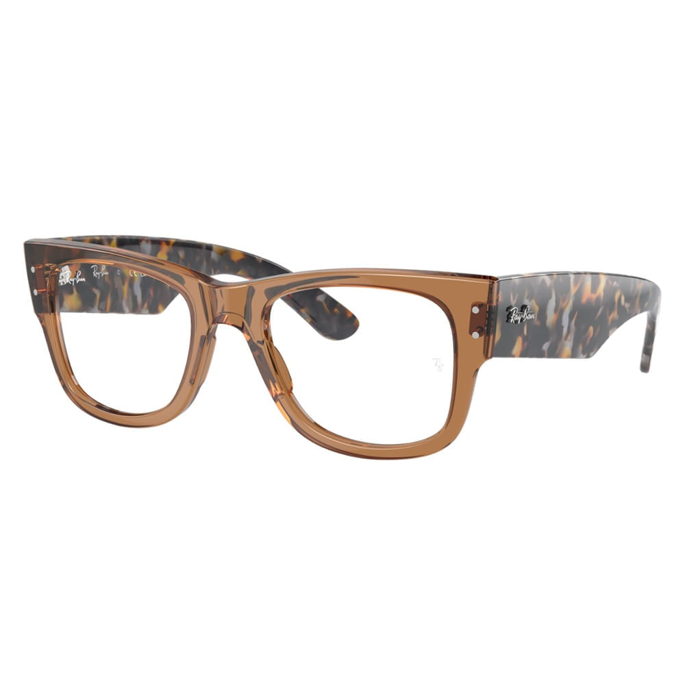Armação para Óculos de Grau Unissex Ray-Ban RX0840V Marrom Transparente