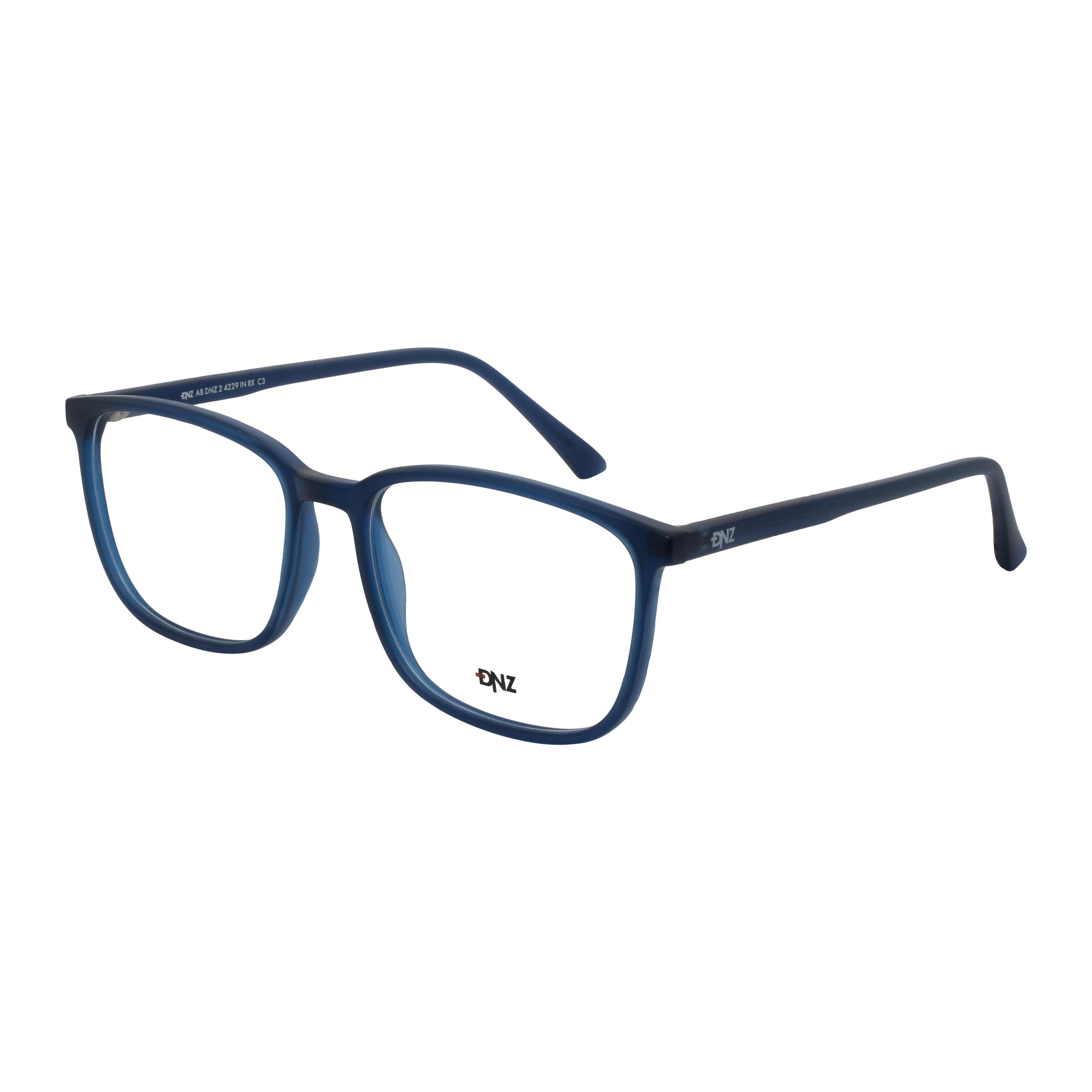 Armação para Óculos de Grau Masculino DNZ 2 4229 Cinza Cristal Fosco Armação para Óculos de Grau Masculino DNZ 2 4229 Cin