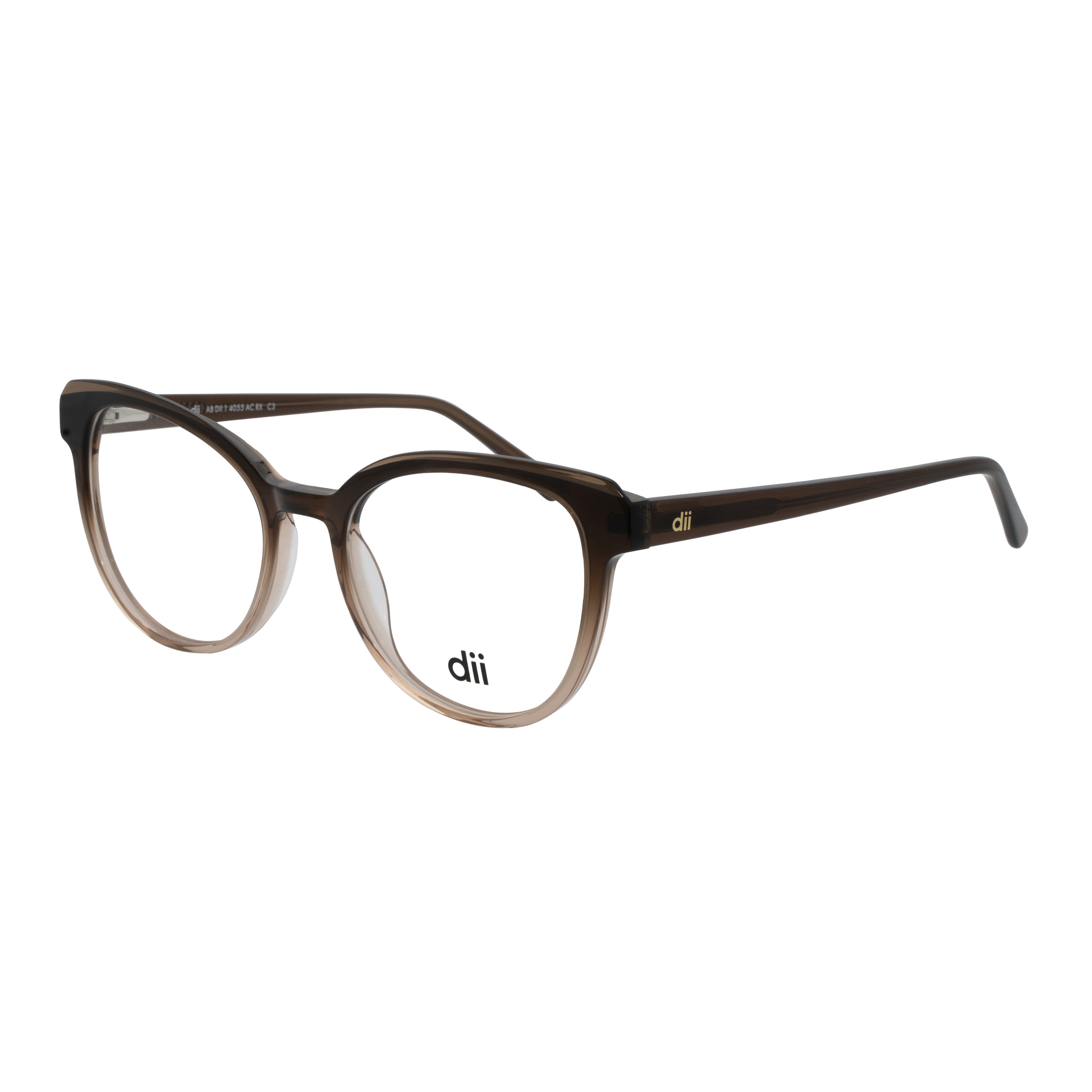 Armação para Óculos de Grau Feminino Dii Collection 4055 Degradê Marrom