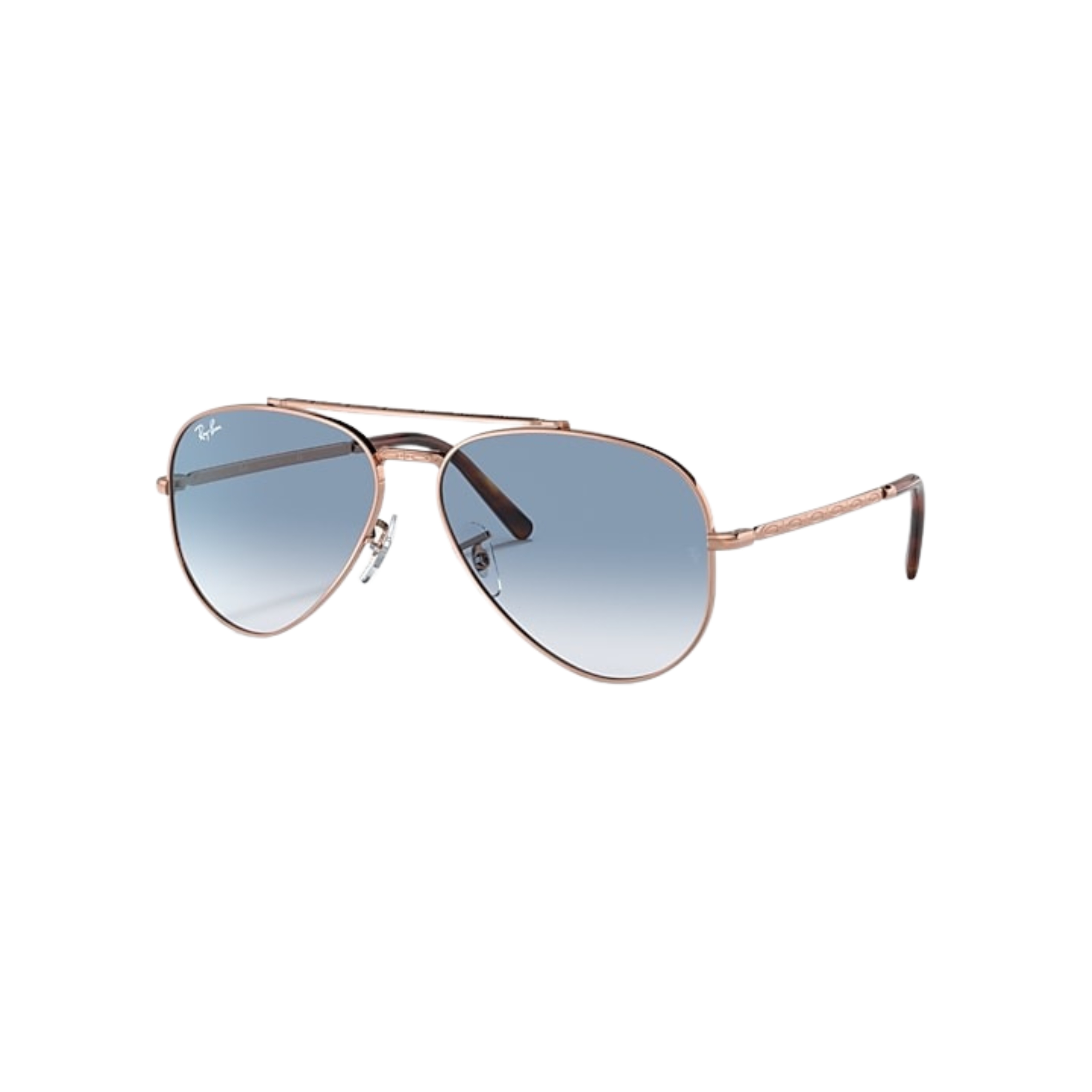 Óculos de Sol Unissex Ray-Ban Aviador RB3625 Cor Ouro Rosado